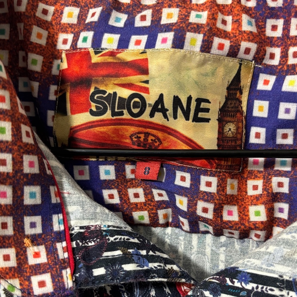 ❤️‍🔥SLANE Multicolor Geometric Pattern Shirt - Picture 2 of 4